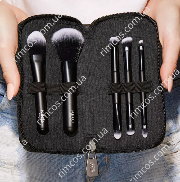 Набір пензлів Kiko Milano Travel Brush Set KMTBS фото