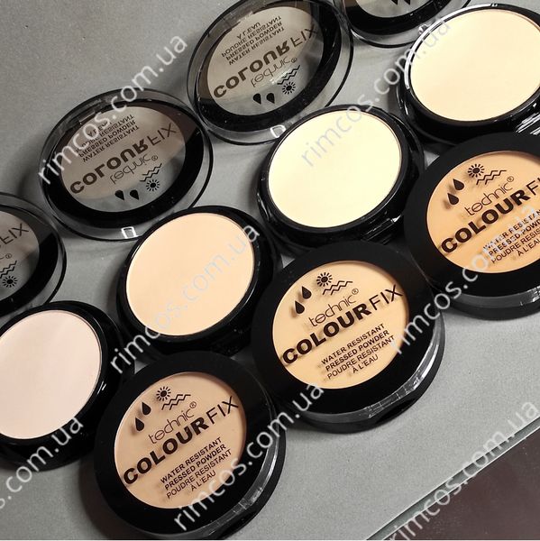 Водостійка  пудра для обличчя Technic Colour Fix Water Resistant Pressed Powder  311HAZ фото