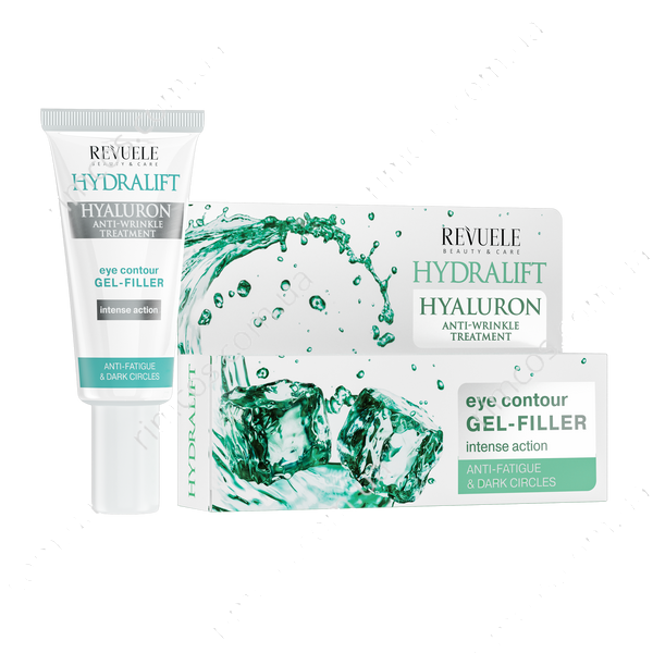 Гель-филлер для век Revuele Hydralift Hyaluron Eye Contour Gel 25 мл. 1970460 фото