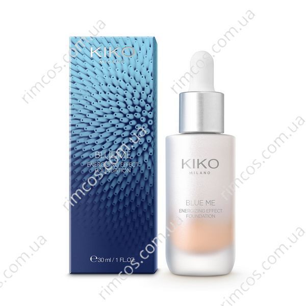 Стойкая тональная основа Kiko Milano Blue Me Energizing Effect Foundation BMEEF03BN фото