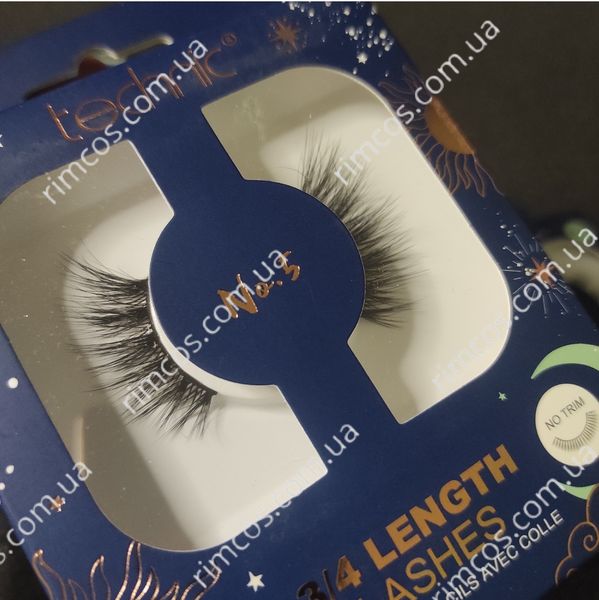 Накладні вії Technic Cosmetics False Eyelashes 3/4 Length Lashes 344 фото