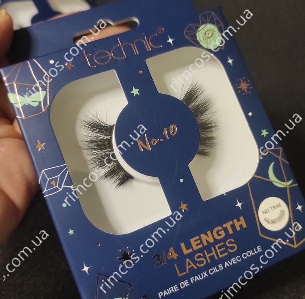 Накладні вії Technic Cosmetics False Eyelashes 3/4 Length Lashes 344 фото