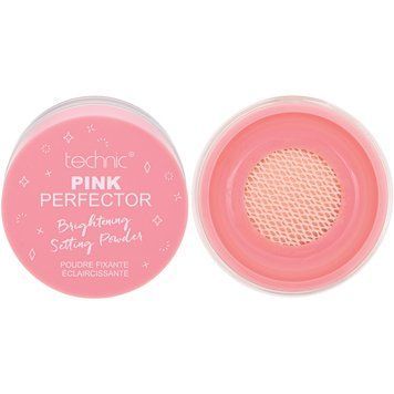 Розовая рассыпчатая пудра Technic Pink Perfector Brightening Setting Powder 10г 18878 фото