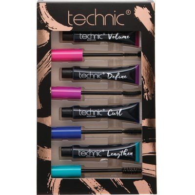 Ультра чорна туш для вій з різними ефектами Technic Mascara Volume, Curl, Lengthen & Define  3074930 фото