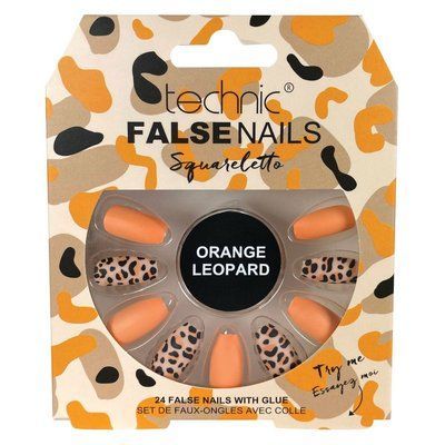 Накладные ногти с клеем Technic Cosmetics False Nails Squareletto 24 шт. 2216742 фото