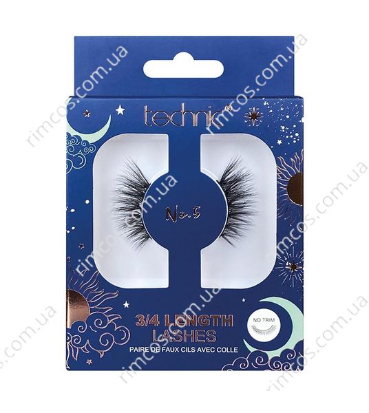 Накладные ресницы Technic Cosmetics False Eyelashes 3/4 Length Lashes 345 фото