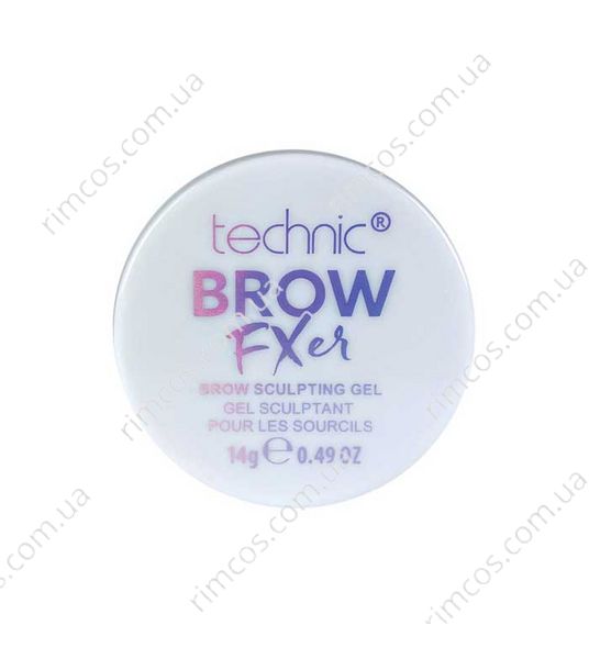 Фиксирующий гель для бровей Technic Cosmetics Eyebrow Gel Brow Fxer Clean 3773694 фото