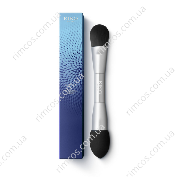 Пензель для тональної основи Kiko Milano Blue Me 2-In-1 Foundation Brush BM2IN1FB фото