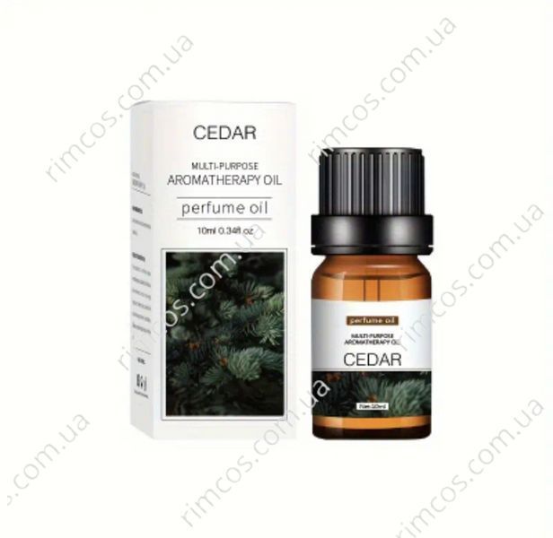Водорастворимое аромамасло Water Soluble Pure Essential Oil Boxed 10ml CEDAR10 фото