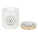 Керамическая аромалампа White Mandala Cut Out Oil Burner 34830 фото 3