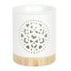 Керамическая аромалампа White Mandala Cut Out Oil Burner 34830 фото 2