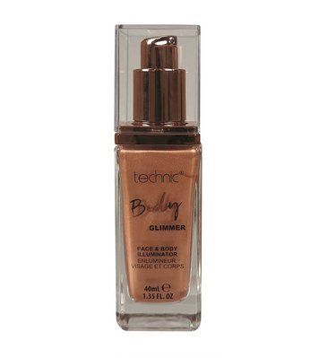 Сяючий бронзер для обличчя та тіла Technic Face and body illuminator Body Glimmer - Sunset 1970625 фото