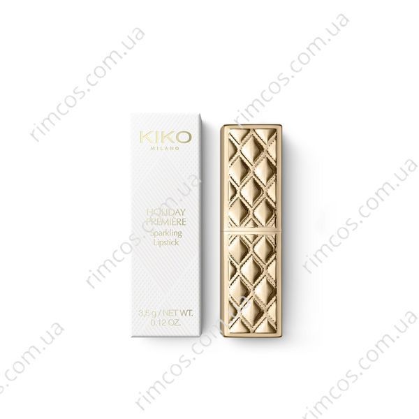 Супер мерехтлива металева помада Kiko Milano Holiday Premi&egrave;re Sparkling Lipstick HPSL01BB фото