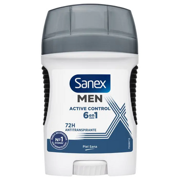 Мужской антиперспирант Sanex Stick Men Active Control 6 en 1 72h Anti-Transpirante 72Н61 фото
