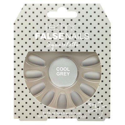 Накладні нігті із клеєм Technic Cosmetics False Nails Squareletto 24 шт. 2216753 фото