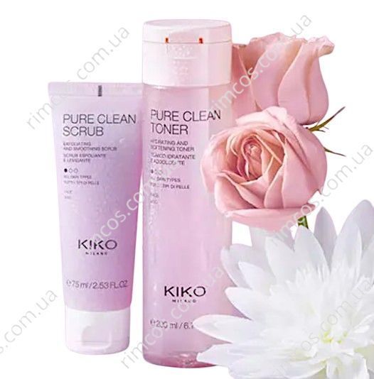Отшелушивающий и разглаживающий скраб Kiko Milano Pure Clean Scrub, 75 мл PCSKM фото