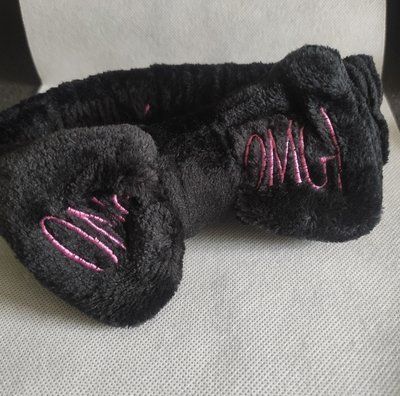 Косметична махрова пов'язка на голову OMG SPA HEADBAND 1065 фото
