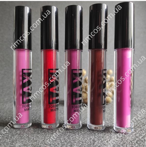 Стійкі рідкі помади з матовим фінішем W7 Taxi Lip Colour Forever Matte 3.5г 3074974 фото