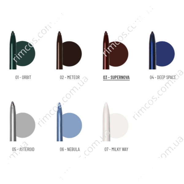 Карандаш для глаз Astra Cosmographic Eyeliner Waterproof  3290485 фото