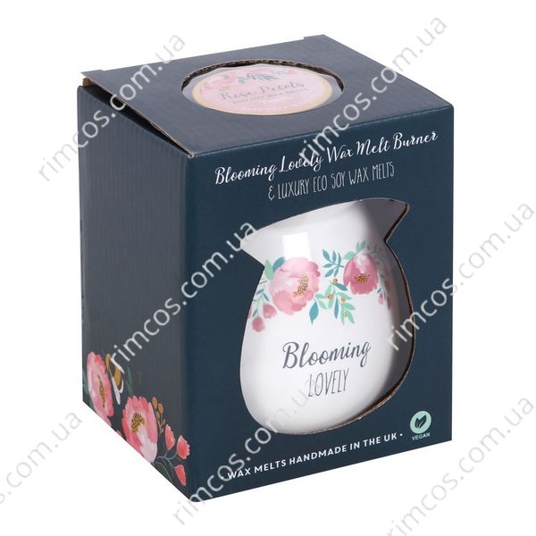 Набір Аромалампа + аромавіск Large Blooming Lovely Wax Melt Burner Gift Set BL38838 фото