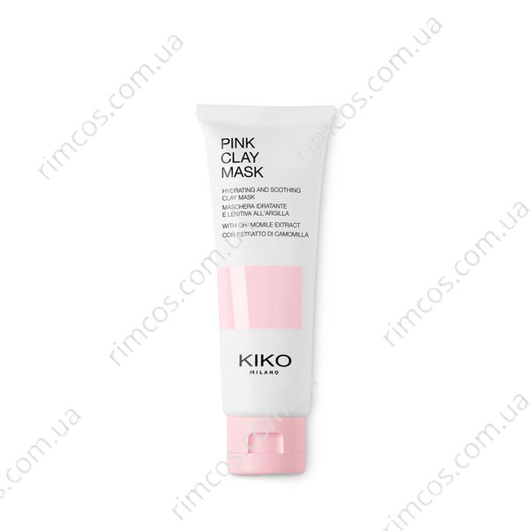 Увлажняющая и успокаивающая глиняная маска для лица Kiko Milano Pink Clay Mask T670 фото