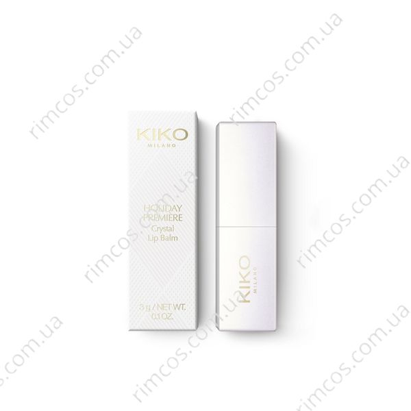 Зволожуючий бальзам для губ із сяючим фінішем Kiko Milano Holiday Première Crystal Lip Balm HPCLB фото