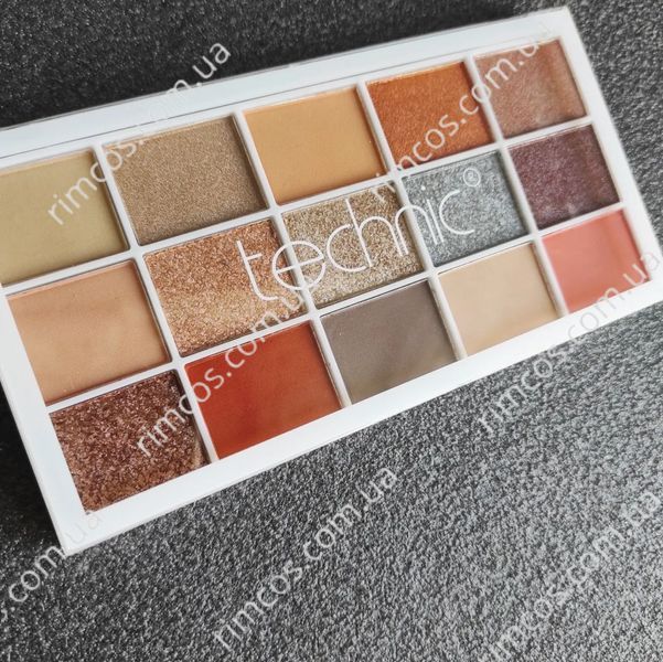 Technic 15 Colours Eyeshadow Palette 22г 3773658 фото