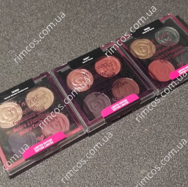 Палитра теней Wet n Wild Rebel Rose Color Icon Eyeshadow Quad  3444938 фото