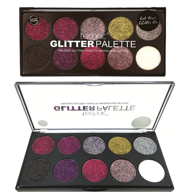 Technic 10 Colours Pressed Glitter Palette for Face, Body and Eyes  3283409 фото