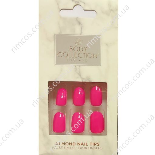 Накладні нігті з клеєм Body Collection Gloss Pink BCFNP фото