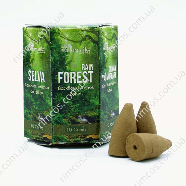Аромаконуси для димного водоспаду Aromatika Masala Backflow Incense ABFi-10 фото