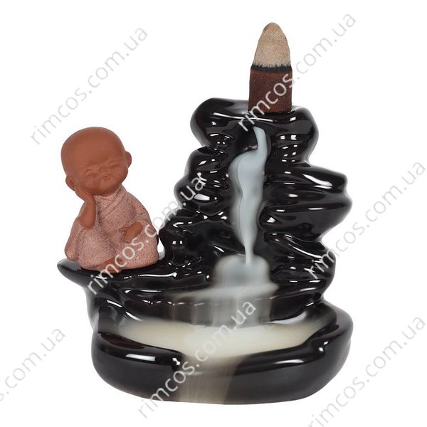 Керамическая подставка для благовоний Buddha Waterfall Backflow Incense Burner B40138 фото