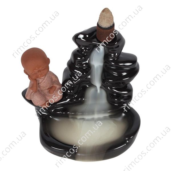 Керамическая подставка для благовоний Buddha Waterfall Backflow Incense Burner B40138 фото