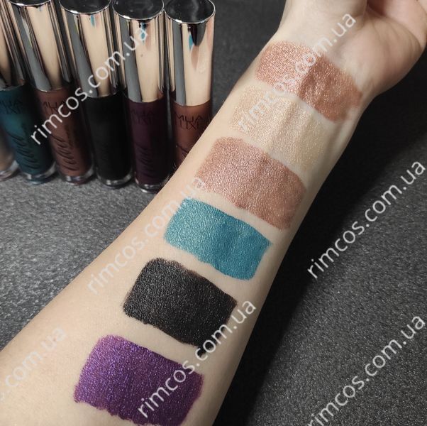 Стійка рідка матова помада з ефектом металік MUA Luxe Velvet Matte Metallic Lip Lacquer Liquid MLVMThanatos фото