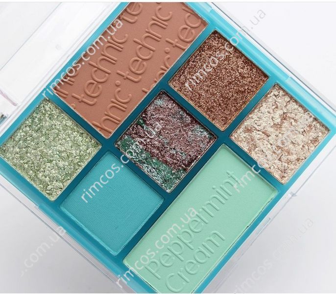 Technic Eyeshadow and Pressed Pigments Palette - Peppermint Cream 3773698 фото