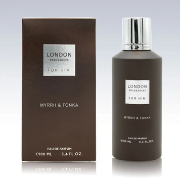 Парфумована вода для чоловіків London Fragrances Myrrh & Tonka 100 мл.  LFMT100 фото
