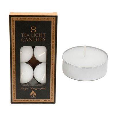 Упаковка 4-годинних чайних свічок без запаху Pack of 4-Hour Unscented Tealight Candles CD6085 фото