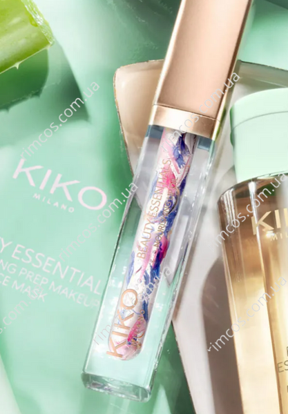 Живильна олія для губ з пелюстками квітів Kiko Milano Beauty Essentials Nourishing Lip Oil BENLO фото