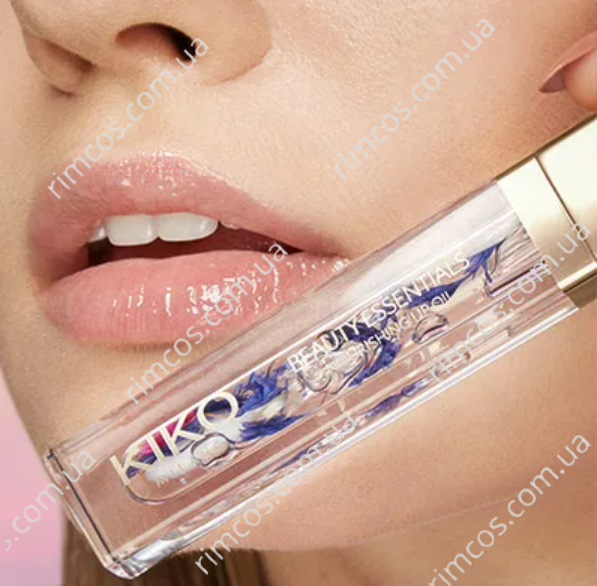 Питательное масло для губ с лепестками цветов Kiko Milano Beauty Essentials Nourishing Lip Oil BENLO фото