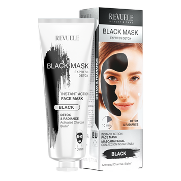 Маска для обличчя з ефектом детокс Revuele Black Detox Express 1970469 фото