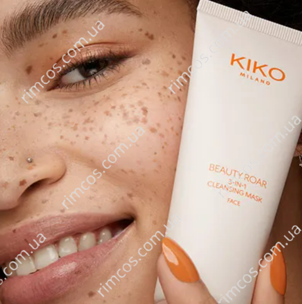 Очищающее средство, скраб и маска 3-в-1 Kiko Milano Beauty Roar 3-In-1 Cleansing Mask BR3&1CM фото