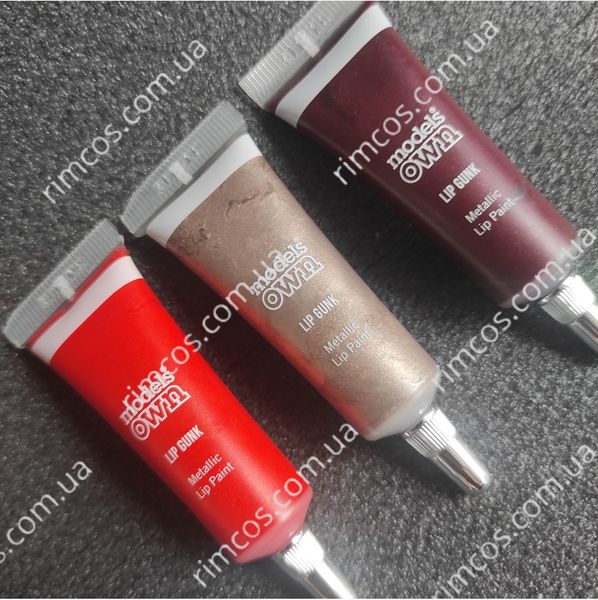 Помада-фарба для губ (металік) Models Own Lip Gunk Lip Metallic Paint Kit  3154543 фото