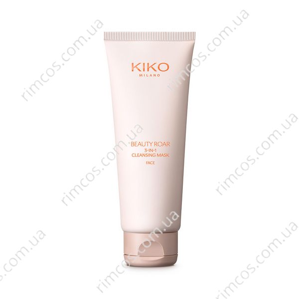 Очищувальний засіб, скраб та маска 3-в-1 Kiko Milano Beauty Roar 3-In-1 Cleansing Mask BR3&1CM фото