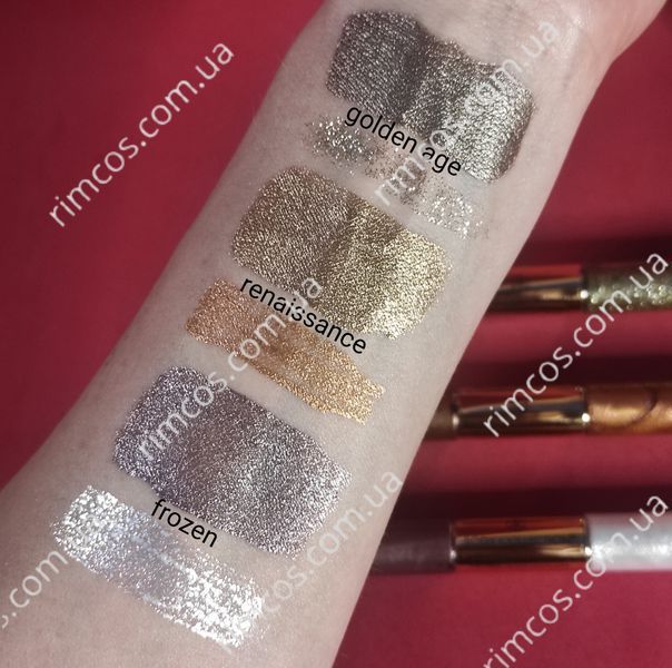 Стійкі рідкі двухсторонні тіні для повік Body Collection Double-Sided Liquid Metallics Cream Eyeshadow & Glitter Liner 19506 фото