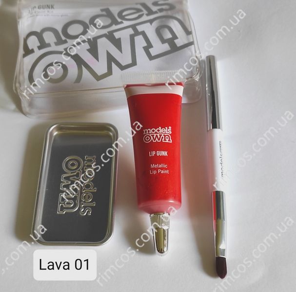 Помада-фарба для губ (металік) Models Own Lip Gunk Lip Metallic Paint Kit  3154543 фото