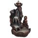 Керамическая подставка для благовоний Bronze Effect Buddha Backflow Incense Burner BF68338 фото 1