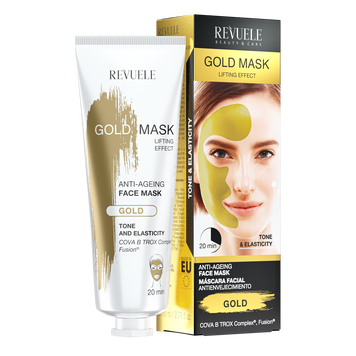 Маска для обличчя з ліфтінг ефектом Revuele Gold Lifting Effect Mask 1970470 фото