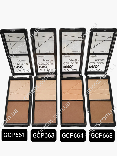 Пудрова палетка для контурування L.A. Girl PRO Contour Powder 5.6 г GCP661 фото