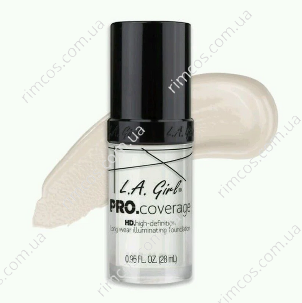 Аджастер Белый L.A.Girl Pro Coverage Illuminating Foundation White 28мл. LAG-GLM фото