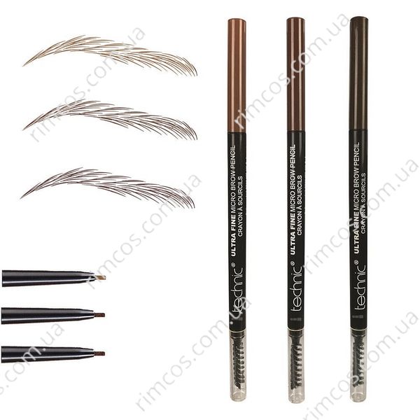 Ультратонкі олівці для брів Technic Ultra Fine Micro Eyebrow Pencil  3302052 фото